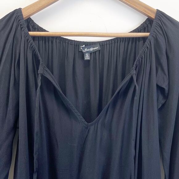 For Love & Lemons Flowy Top Womens Small Whimsygoth Boho Witchy Dark Cottage - Picture 5 of 9